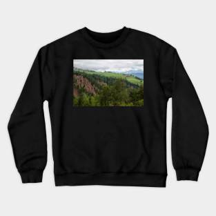 Earth Pyramids at Longomoso Crewneck Sweatshirt